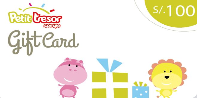 Petit Tresor Gift Card  S/.100 nuevos soles._0
