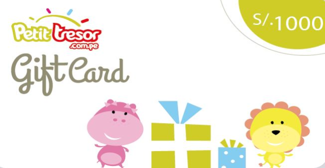 Petit Tresor Gift Card S/.1000 nuevos soles._0