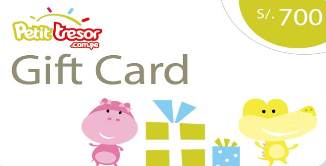 Petit Tresor Gift Card S/.700 nuevos soles._0