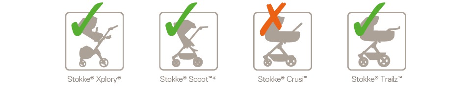 adaptadores Stokke Xplory Coche y sillas de Auto Maxi Cosi y Nuna Pipa
